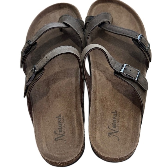 Natural Reflections Maggie Brown Sandals - Picture 6 of 6